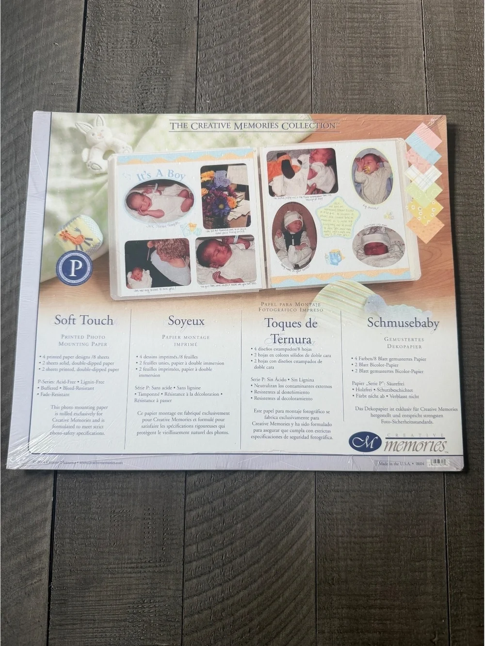 Creative Memories Soft Touch Printed Photo Mounting Paper from 2004